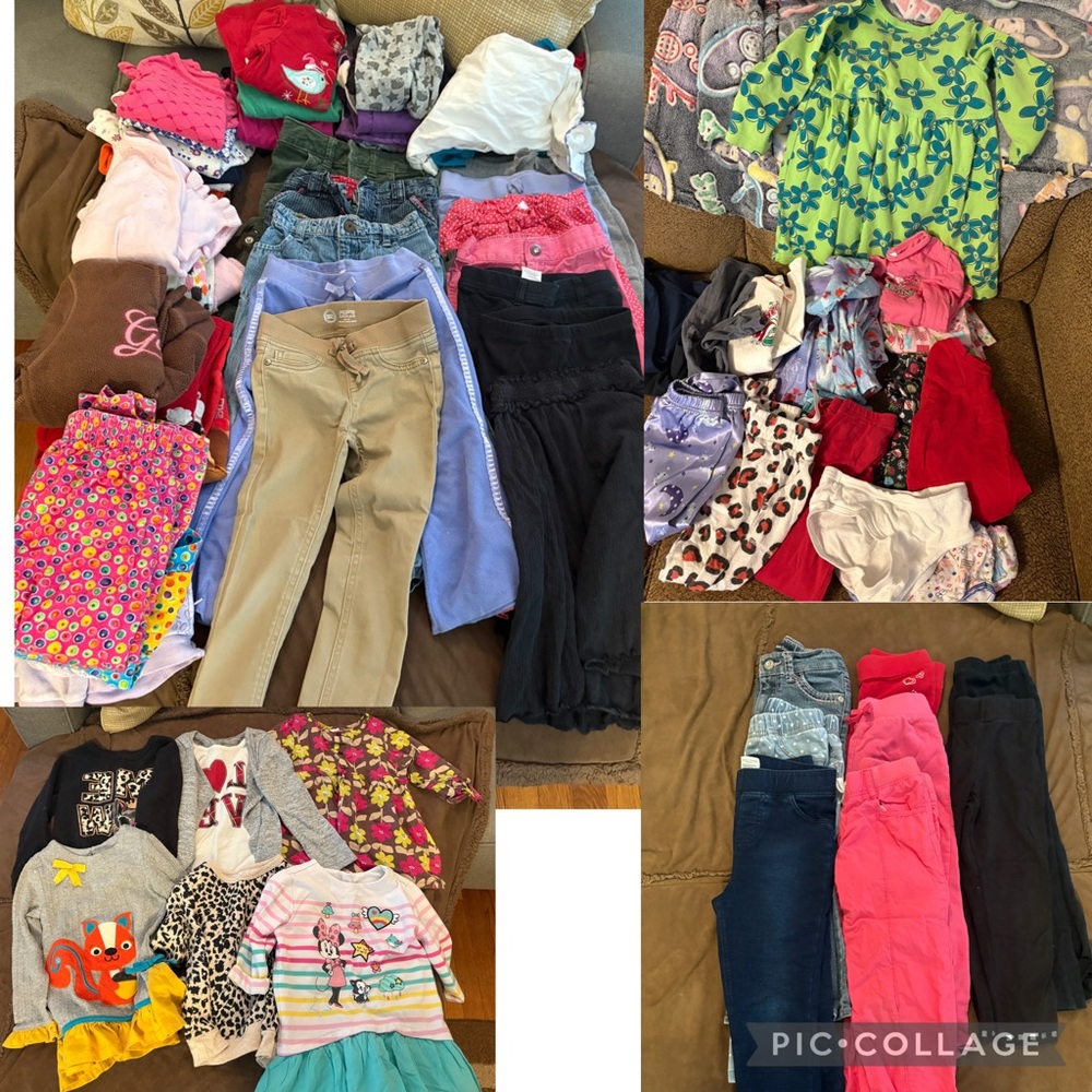 Size 4 & 4/5 Toddler Huge Winter LOT bundle of 50+ pieces
